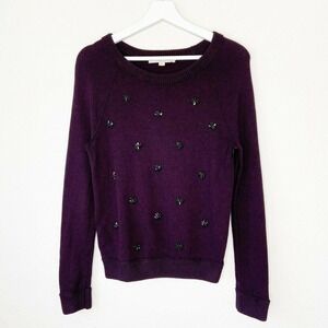 LOFT Jeweled Sweater